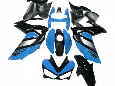 Online 2015-2018 Yamaha R3 Motorcycle Fairings - Blue Silver Glossy Black Yamalube Canada
