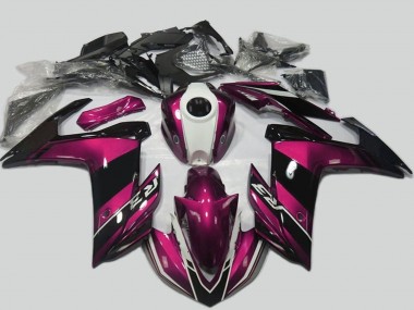 Online 2015-2018 Yamaha R3 Motorcycle Fairing Kits - Purple White Glossy Black Canada