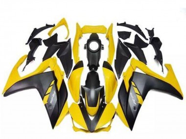 Online 2015-2018 Yamaha R3 Motorcycle Fairings - Yellow Matte Black Canada