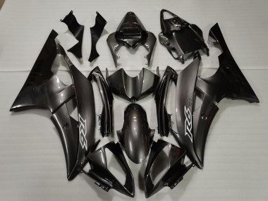 Online 2008-2016 Yamaha R6 Motorcycle Fairings - Glossy Black White Decals Canada