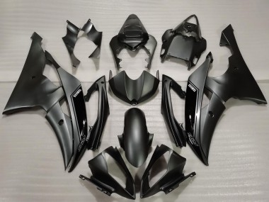 Online 2008-2016 Yamaha R6 Bike Fairings - Glossy Black Matte Black Canada