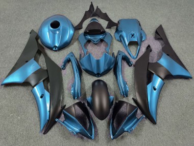 Online 2008-2016 Yamaha R6 Motorcycle Fairings - Blue Matte Black Canada