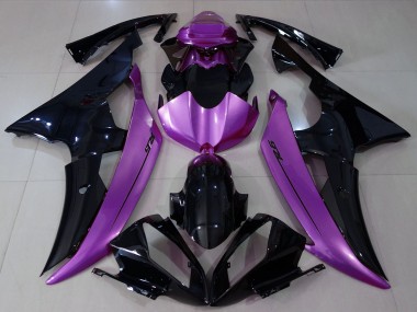 Online 2008-2016 Yamaha R6 Motorcycle Fairings - Purple Glossy Black Canada