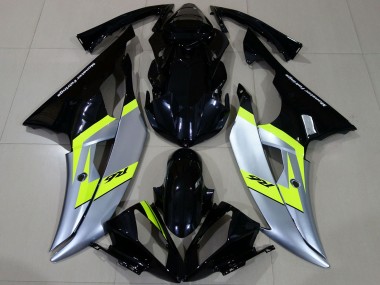 Online 2008-2016 Yamaha R6 Motorcycle Fairings - Silver Neon Green Glossy Black Canada