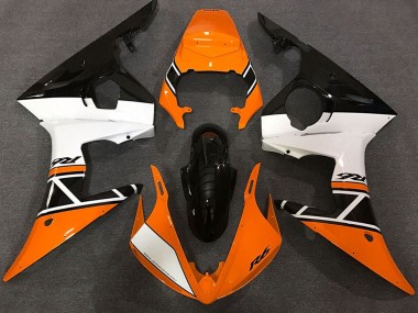Online 2003-2004 Yamaha R6 Motorcycle Fairings - Orange White Glossy Black Canada