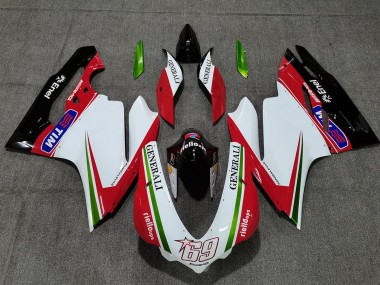 Online 2015-2020 Ducati 959 1299 Motorcycle Fairings - White Red Green Glossy Black Generali Tim 69 Canada