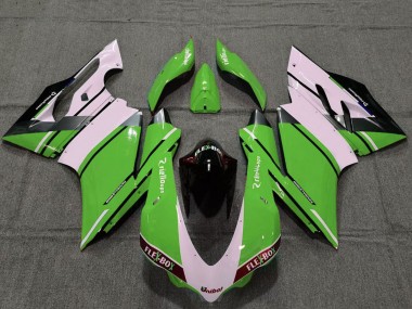 Online 2015-2020 Ducati 959 1299 Motorcycle Fairings - White Green Glossy Black Unibat Flex-Box OEM Style Canada