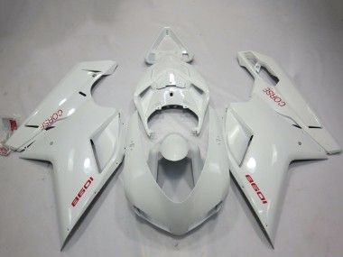 Online 2007-2014 Ducati 1098 Motorcycle Fairings - White Corse Canada