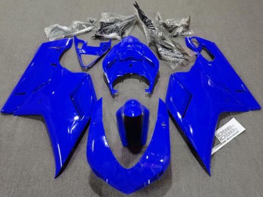 Online 2007-2014 Ducati 1098 Motorcycle Fairings - Glossy Blue Plain Canada