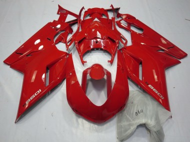 Online 2007-2014 Ducati 1098 Motorcycle Fairings - Red Canada