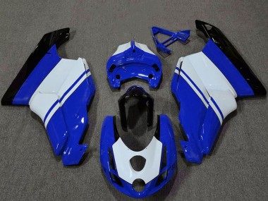 Online 2003-2004 Ducati 749 999 Motorcycle Fairings - White Blue Glossy Black Canada