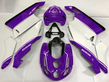 Online 2003-2004 Ducati 999 Motorcycle Fairings - White Purple Black Canada