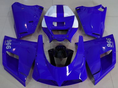 Online 1993-2005 Ducati 996 Motorcycle Fairings - Blue Black Canada