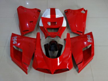 Online 1993-2005 Ducati 996 Motorcycle Fairings - Glossy Red White Black Canada