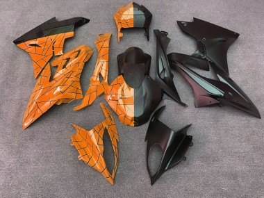 Online 2015-2016 BMW S1000RR Motorcycle Fairings - Orange Matte Black Split Canada