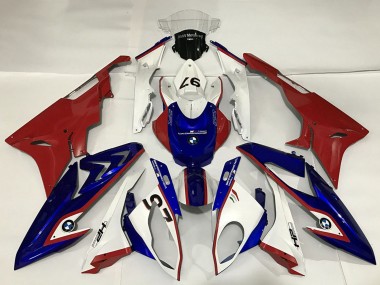 Online 2015-2016 BMW S1000RR Motorcycle Fairings - White Red Blue Canada