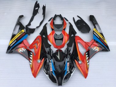 Online 2015-2016 BMW S1000RR Motorcycle Fairings - Red Glossy Black Shark Canada