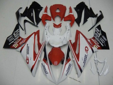 Online 2013-2016 Triumph Daytona 675 Motorcycle Fairing - White Red Glossy Black Canada