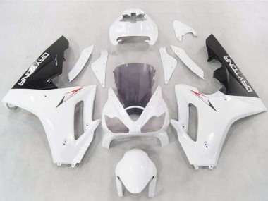 Online 2006-2008 Triumph Daytona 675 Motorcycle Fairings - White Glossy Black Canada