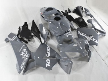 Online 2005-2006 Honda CBR600RR Motorcycle Fairings - Nardo Grey White Repsol Canada