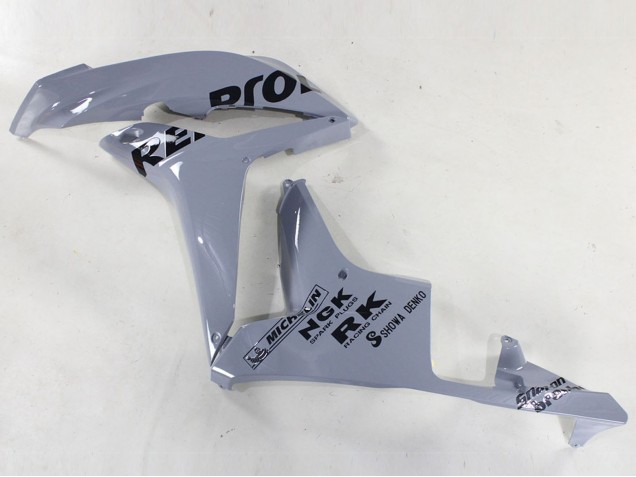 2007-2008 Honda CBR600RR Motorcycle Fairings - Nardo Grey Black Repsol Canada