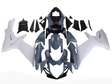 Online 2011-2024 Suzuki GSXR 600 / GSXR 750 Motorcycle Fairings - Nardo Grey White Canada