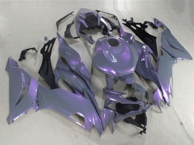 Online 2019-2022 Kawasaki ZX6R Motorcycle Fairings - Chameleon Grey Dazz Pearl Purple Canada