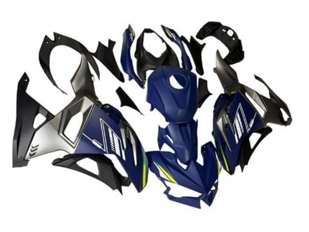 2024-2025 Kawasaki Ninja 500 EX500R Motorcycle Fairings - Blue White Yellow Silver Black Canada