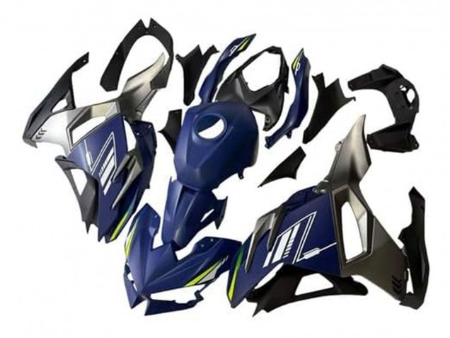 2024-2025 Kawasaki Ninja 500 EX500R Motorcycle Fairings - Blue White Yellow Silver Black Canada