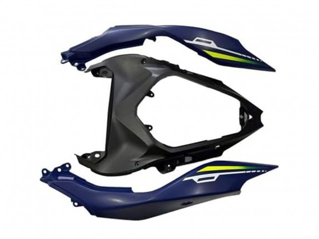 2024-2025 Kawasaki Ninja 500 EX500R Motorcycle Fairings - Blue White Yellow Silver Black Canada