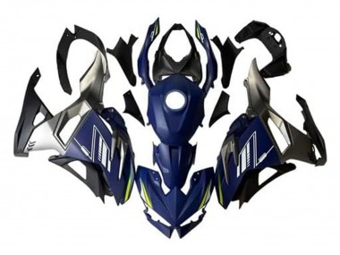 Online 2024-2025 Kawasaki Ninja 500 EX500R Motorcycle Fairings - Blue White Yellow Silver Black Canada