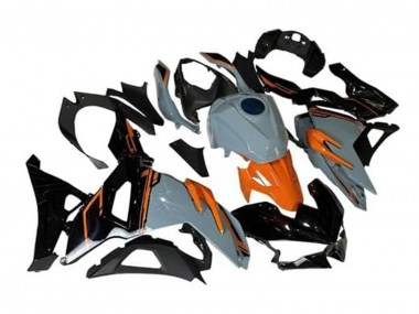 Online 2024-2025 Kawasaki Ninja 500 EX500R Motorcycle Fairings - Nardo Grey Orange Black Canada