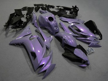 Online 2020-2024 Kawasaki Ninja 650 EX650 Motorcycle Fairings - Chameleon Grey Dazz Pearl Purple Canada