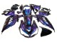 2012-2024 Kawasaki ZX14R ZZR1400 Motorcycle Fairings - Chameleon Blue Purple Canada