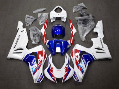 Online 2020-2023 Honda CBR1000RR-R Motorcycle Fairing Kits - White Red Blue HRC Canada