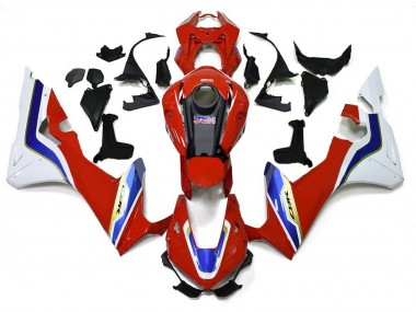Online 2020-2023 Honda CBR1000RR-R Motorcycle Fairing - White Red Blue HRC Canada