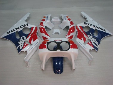 Online 1987-1989 Honda CBR400RR NC23 Motorcycle Fairings - White Red Blue Canada