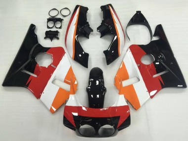 Online 1987-1989 Honda CBR400RR NC23 Motorcycle Fairings - Orange White Red Glossy Black Canada
