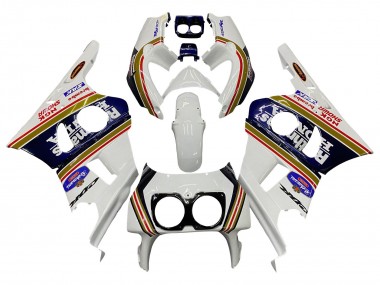 Online 1990-1999 Honda CBR400RR NC29 Motorcycle Fairings - White Gold Red Dark Blue Rothmans Canada