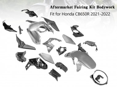 Online 2019-2022 Honda CB650R Motorcycle Fairings - Silver Canada