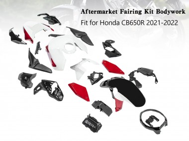 Online 2019-2022 Honda CB650R Motorcycle Fairings - Black Red White Canada