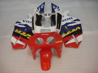Online 1988-1992 Honda VFR400R NC30 Motorcycle Fairings - White Blue Red Canada