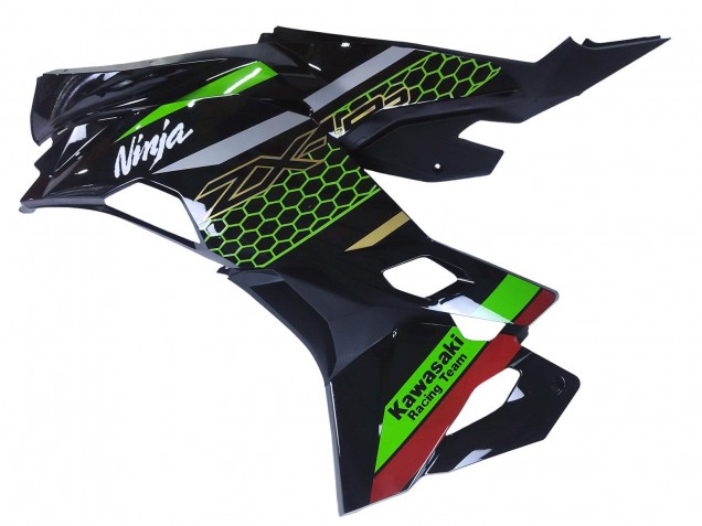 2019-2025 Kawasaki ZX25R ZX-25R Motorcycle Fairings - Green Black Red Honeycomb Canada
