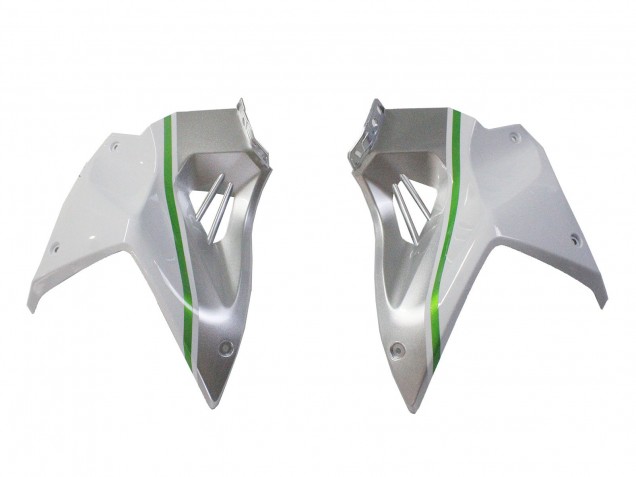 2015-2022 Kawasaki Ninja H2 Motorcycle Fairings - White Silver Green Canada
