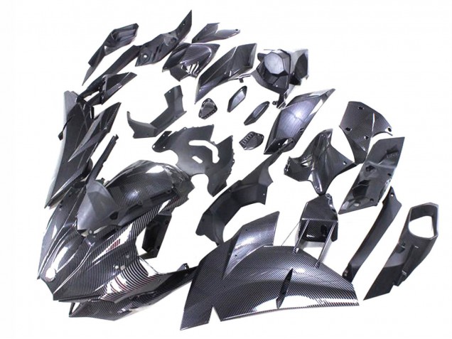 2015-2022 Kawasaki Ninja H2 Motorcycle Fairings - Black Carbon Fiber Canada