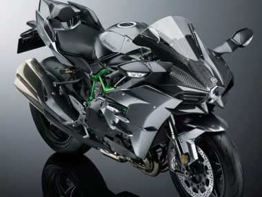 Online 2015-2022 Kawasaki Ninja H2 Motorcycle Fairing - Grey Canada