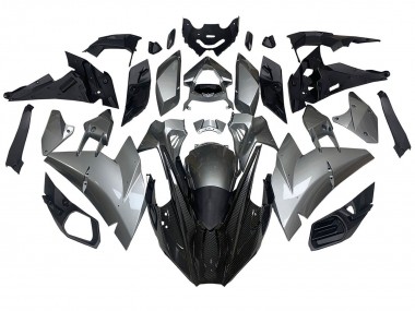 Online 2015-2022 Kawasaki Ninja H2 Motorcycle Fairings - Silver Black Carbon Fiber Canada