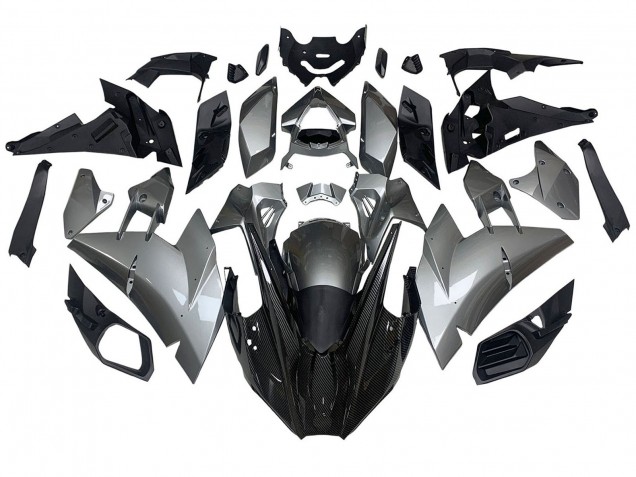 2015-2022 Kawasaki Ninja H2 Motorcycle Fairings - Silver Black Carbon Fiber Canada