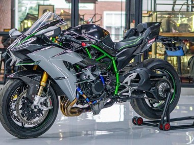 Online 2015-2022 Kawasaki Ninja H2 Motorcycle Fairings - Grey Canada
