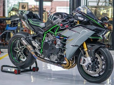 Online 2015-2022 Kawasaki Ninja H2 Motorcycle Fairings - Grey Canada